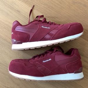 Burgundy Reebok Work Sneakers